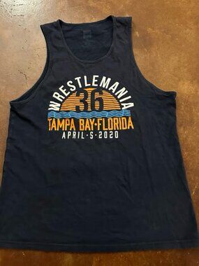 WWE Wrestlemania 36 Tank Top Men’s Large